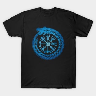 Vegvisir Jormungandr World Serpent T-Shirt